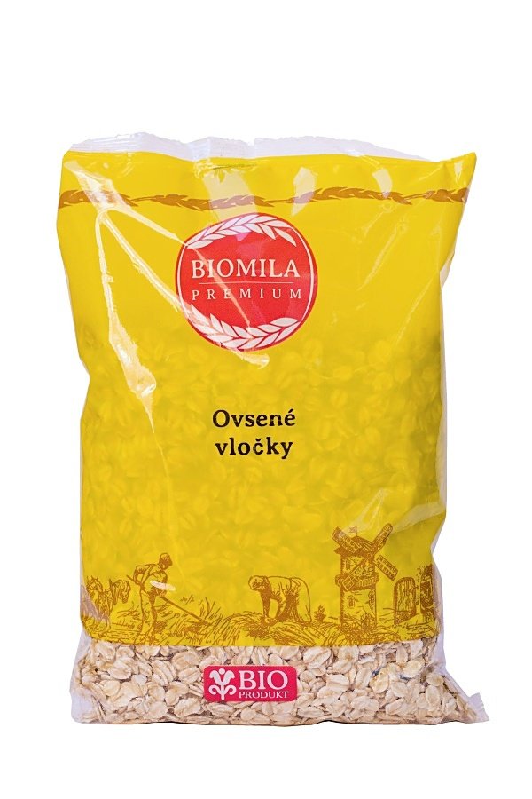 BIOMILA Ovsené vločky bio 500g