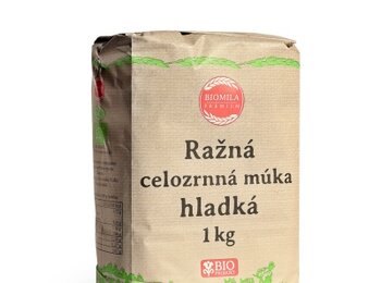 Biomila Ražná celozrnná múka bio 1 kg