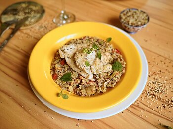 Lahodná quinoa s morčacími prsiami