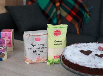 Čokoládové brownies s červenou repou