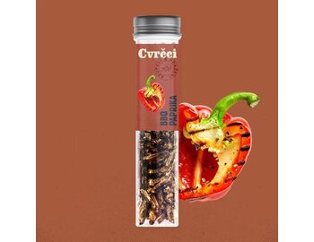 Chrumkavé & pražené celé cvrčky - BBQ Paprika 20g SENS Chrumkavé & pražené celé cvrčky - BBQ Paprika 20g SENS