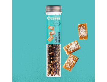 Chrumkavé & pražené celé cvrčky - Slaný karamel 20g SENS Chrumkavé & pražené celé cvrčky - Slaný karamel 20g SENS