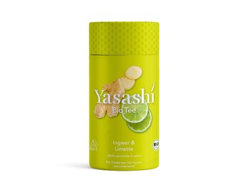 Yasashi bylinný čaj Zázvor & Limetka bio 40g Yasashi bylinný čaj Zázvor & Limetka bio 40g