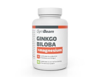 Ginko biloba + magnézium 90 kaps. GymBeam Ginko biloba + magnézium 90 kaps. GymBeam