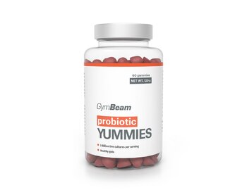 Probiotiká Yummies 60 kaps. GymBeam Probiotiká Yummies 60 kaps. GymBeam