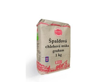 BIOMILA Špaldová chlebová múka graham BIO 1kg BIOMILA Špaldová chlebová múka graham BIO 1kg