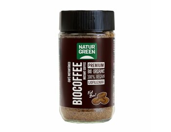 Káva bez kofeínu instantná bio NaturGreen100g Káva bez kofeínu instantná bio NaturGreen100g