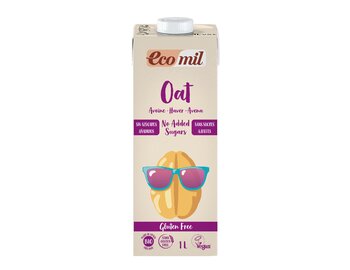 Ovsený nápoj bez cukru a bez lepku bio EcoMil 1L Ovsený nápoj bez cukru a bez lepku bio EcoMil 1L