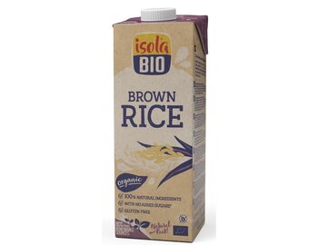 Nápoj z celozrnnej ryže bio isola 1L Nápoj z celozrnnej ryže bio isola 1L