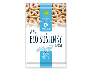 Slané sušienky s morskou soľou Dobré časy bio 140g Slané sušienky s morskou soľou Dobré časy bio 140g
