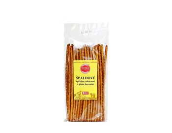 BIOMILA Špaldové tyčinky celozrnné s pizza korením bio 100g BIOMILA Špaldové tyčinky celozrnné s pizza korením bio 100g