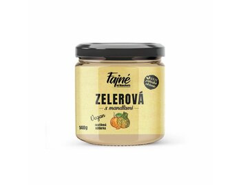Zelerová nátierka s mandľami Fajné 140g Zelerová nátierka s mandľami Fajné 140g