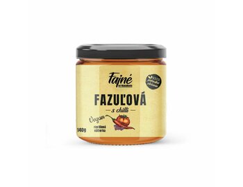 Fazuľová nátierka s chilli 140g Fajné 140g Fazuľová nátierka s chilli 140g Fajné 140g