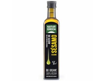 Olej sezamový panenský bio NaturGreen 500ml Olej sezamový panenský bio NaturGreen 500ml