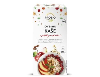 Ovsená kaša s jablkami a škoricou bio PROBIO 250g Ovsená kaša s jablkami a škoricou bio PROBIO 250g