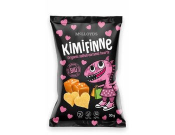 Kimifinne slané karamelové srdiečka bio 30g Kimifinne slané karamelové srdiečka bio 30g