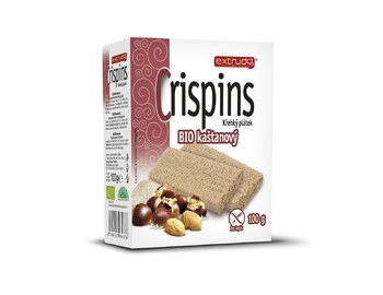 CRISPINS Chlebík gaštanový bio 2x50g CRISPINS Chlebík gaštanový bio 2x50g