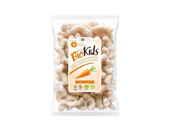 Bio Kids - detské kukuričné chrumky s mrkvou bio 55g Bio Kids - detské kukuričné chrumky s mrkvou bio 55g