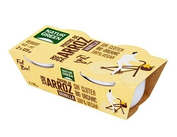 Ryžový dezert vanilkový bio NaturGreen 2 x 125 g Ryžový dezert vanilkový bio NaturGreen 2 x 125 g