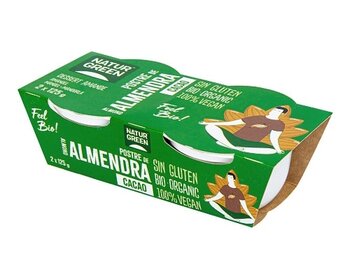 Mandľový dezert kakaový bio NaturGreen 2 x 125 g Mandľový dezert kakaový bio NaturGreen 2 x 125 g
