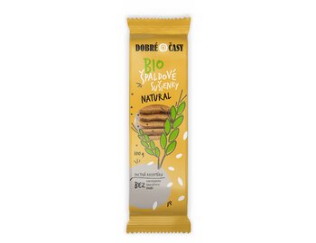 Špaldové sušienky Dobré časy Natural bio 100g Špaldové sušienky Dobré časy Natural bio 100g