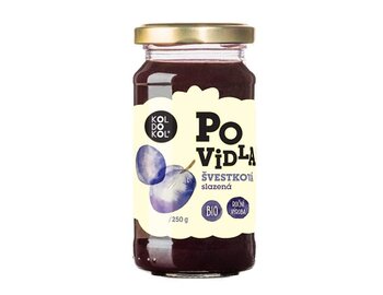 Slivkový lekvár sladený bio 250g Slivkový lekvár sladený bio 250g
