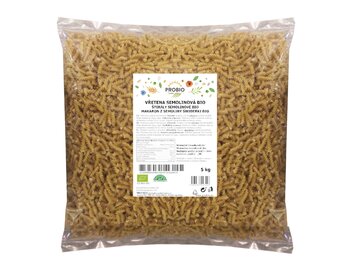 Semolinové špirály bio PROBIO 5kg Semolinové špirály bio PROBIO 5kg