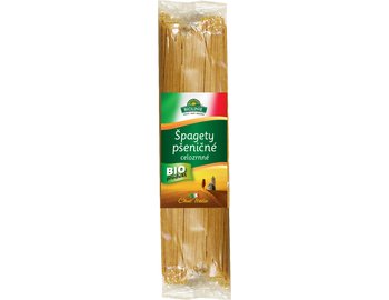 Celozrnné špagety pšeničné bio Biolinie 500g Celozrnné špagety pšeničné bio Biolinie 500g