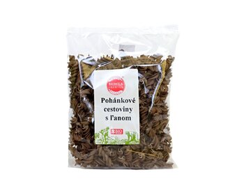 BIOMILA Pohánkové špirály s ľanom bio 250g BIOMILA Pohánkové špirály s ľanom bio 250g
