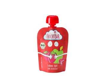Ovocné pyré jahoda jablko bio FruchtBar 100g Ovocné pyré jahoda jablko bio FruchtBar 100g