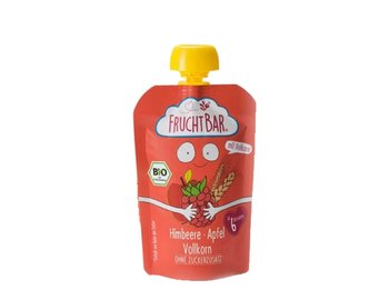 Ovocné pyré malina jablko raž špalda bio FruchtBar 100g Ovocné pyré malina jablko raž špalda bio FruchtBar 100g