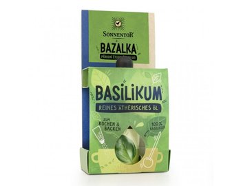 Prírodný éterický olej Bazalka bio Sonnentor 4,5ml Prírodný éterický olej Bazalka bio Sonnentor 4,5ml