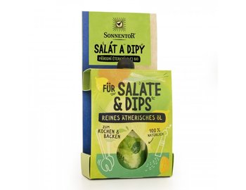 Prírodný éterický olej Šalát a dipy bio Sonnentor 4,5ml Prírodný éterický olej Šalát a dipy bio Sonnentor 4,5ml