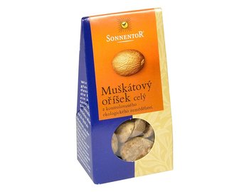 Muškátový oriešok celý bio Sonnentor 25g Muškátový oriešok celý bio Sonnentor 25g