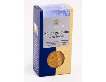 Grilovacia soľ s korením mletá bio Sonnentor 100g Grilovacia soľ s korením mletá bio Sonnentor 100g