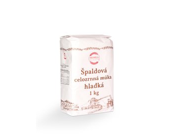 BIOMILA KLASIK Špaldová celozrnná múka hladká KONV 1kg 