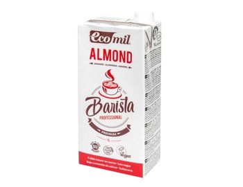 Mandľový nápoj Barista s trstinovým cukrom bio EcoMil 1L
