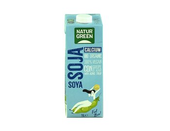Sójový nápoj s vápnikom bio NaturGreen 1L Sójový nápoj s vápnikom bio NaturGreen 1L