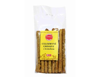 BM Celozrnné grissiny s brokolicou bio 80g BM Celozrnné grissiny s brokolicou bio 80g
