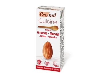 Kulinárska špecialita z mandlí bez cukru bio EcoMil 200 ml Kulinárska špecialita z mandlí bez cukru bio EcoMil 200 ml