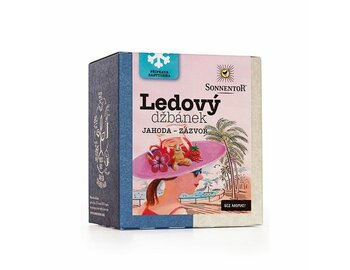 Ľadový džbánik jahoda - zázvor bio Sonnentor 44,8g