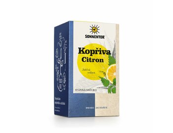 Žihľava citrón bio čaj Sonnentor 21,6g 
