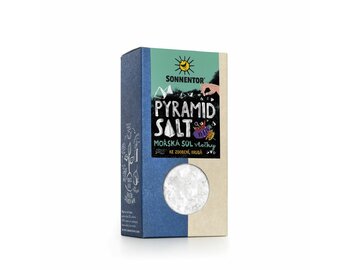 Pyramidálna soľ z Grécka Sonnentor 65 g Pyramidálna soľ z Grécka Sonnentor 65 g