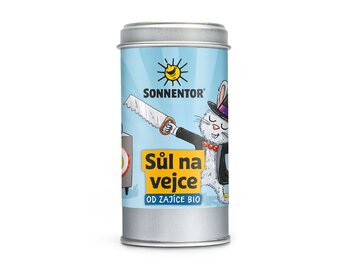 Soľ na vajcia od zajaca bio v dóze Sonnentor 90 g 