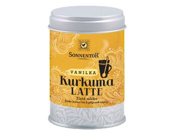 Kurkuma LATTE - vanilka v dóze bio Sonnentor 60 g Kurkuma LATTE - vanilka v dóze bio Sonnentor 60 g
