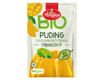 Puding mangový bez lepku bio AMYLON 40g Puding mangový bez lepku bio AMYLON 40g