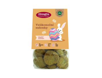 Veľkonočné sušienky so zeleným jačmeňom  Biopekárna Zemanka bio 100g