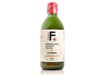 Fermentovaná šalátová zálievka - Citrón FERMATO 340 ml 
