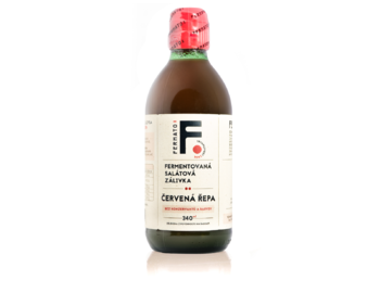 Fermentovaná šalátová zálievka - Červená repa FERMATO 340 ml