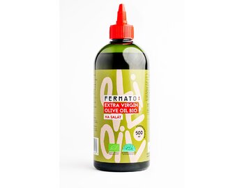 Extra panenský olivový olej na šalát BIO FERMATO 500 ml Extra panenský olivový olej na šalát BIO FERMATO 500 ml